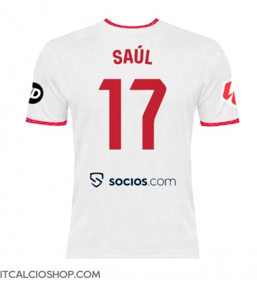 Sevilla Saul Niguez #17 Prima Maglia 2024-25 Manica Corta